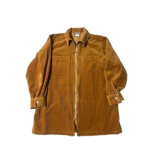 Vintage Cenza By Palmetto's Thick Corduroy Zip-Up Jacket Men Size M Harvest Gold
